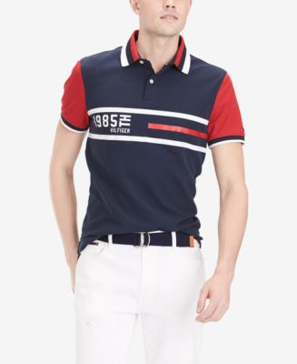 Tommy Hilfiger Men's Logo Graphic Polo, Created for Macy's - Macy's