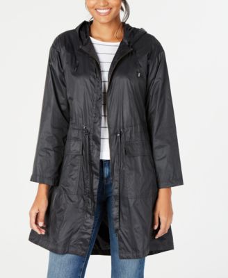 Eileen Fisher - Hooded Drawstring Jacket