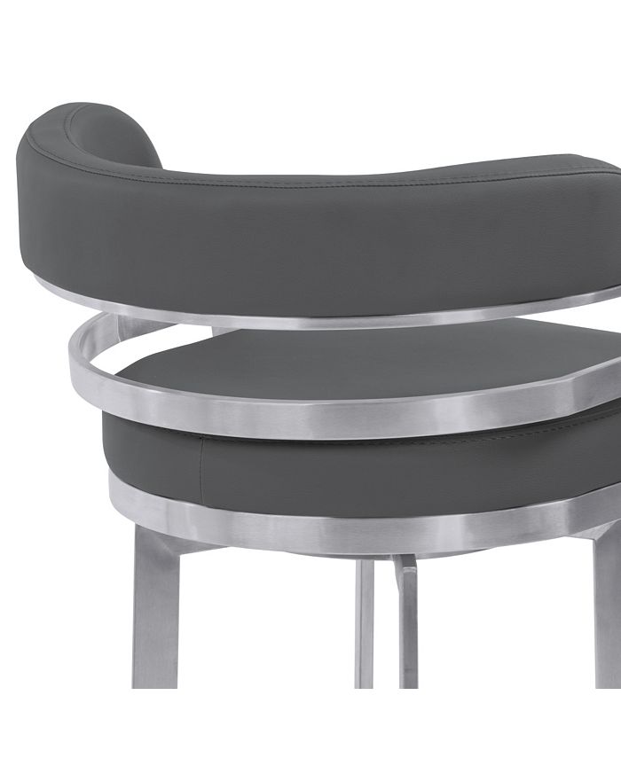 Armen Living Prinz 26" Swivel Counter Stool Macy's