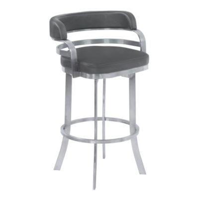 Armen Living - Prinz 30" Swivel Barstool, Quick Ship