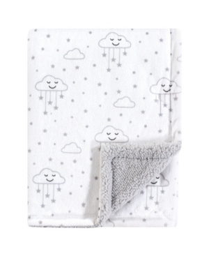 Hudson Baby Plush Blanket with Sherpa Backing One Size