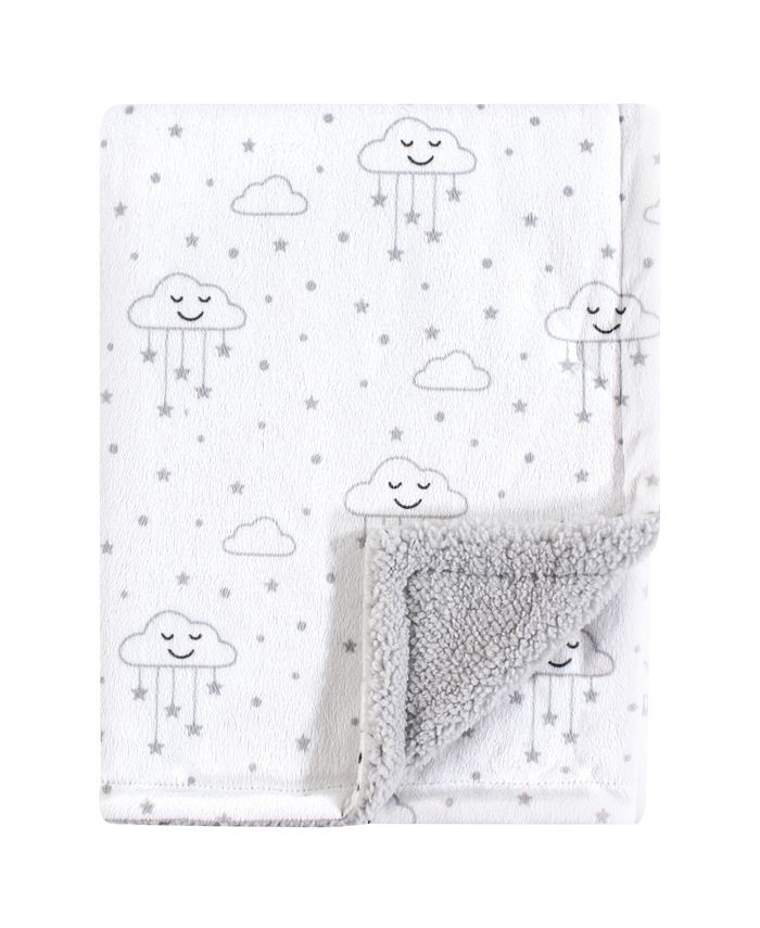 Hudson Baby Plush Blanket with Sherpa Backing One Size Macy's
