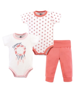 Yoga Sprout Baby Girls and Baby Boys Bodysuit and Pant 3-Piece Set