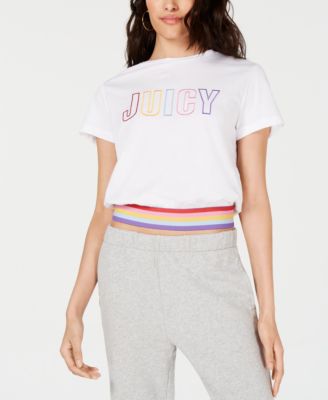 Juicy Couture - Rainbow-Logo Graphic T-Shirt