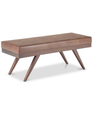 Chanelle Mid Century Modern Rectangle Ottoman Bench