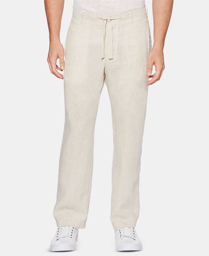 Men's linen trousers - airy linen trousers
