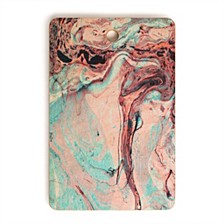 Camarasa Abstract Marbled Saturated Rectangle Cutting Board