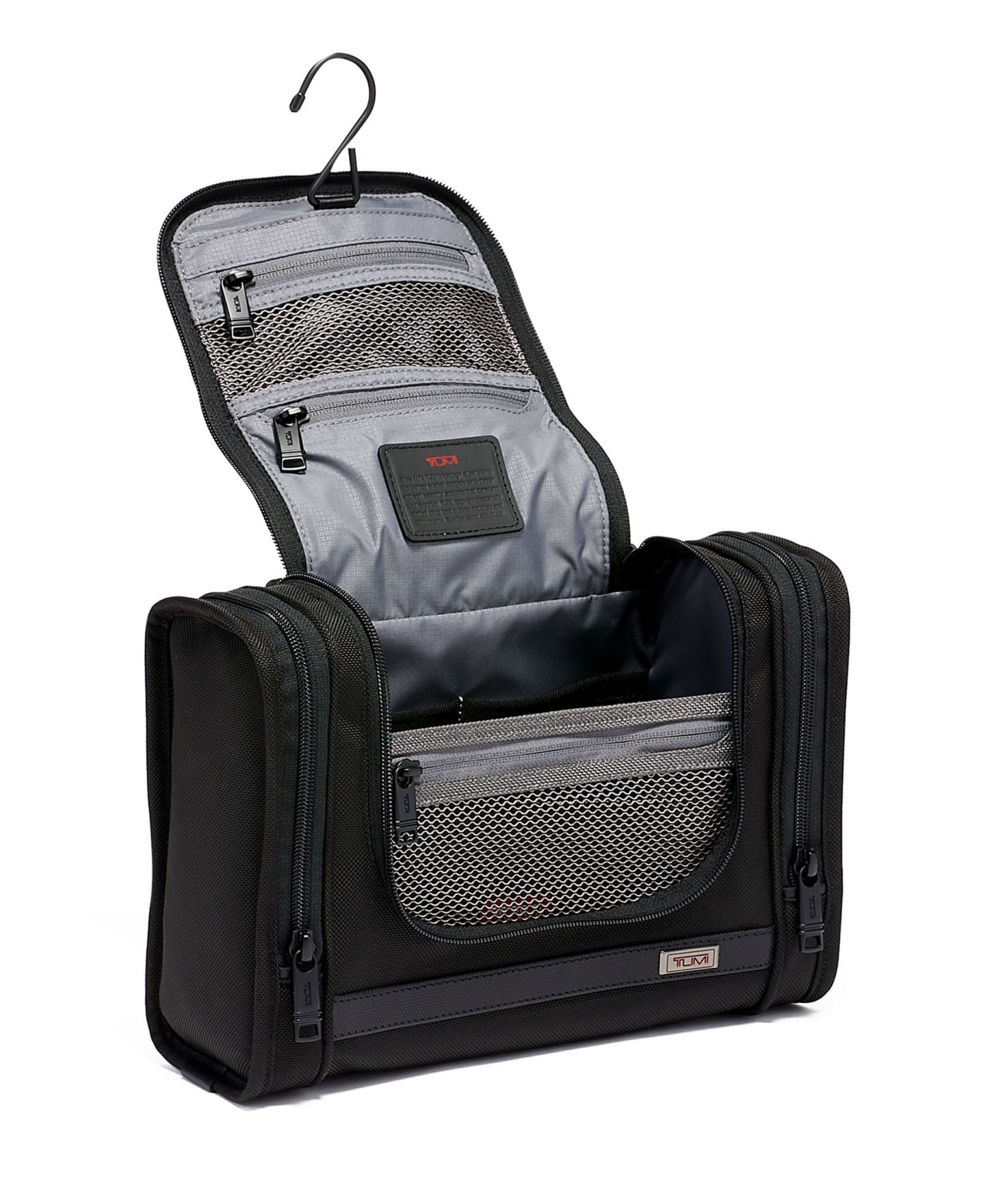 Сумки TUMI Alpha 3 12" Hanging Travel Kit, цвет: Чёрный — фото 2