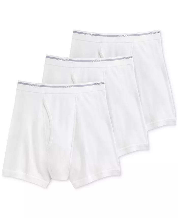 Men’s 3-Pack Classic Cotton Boxer Briefs - thumbnail 10