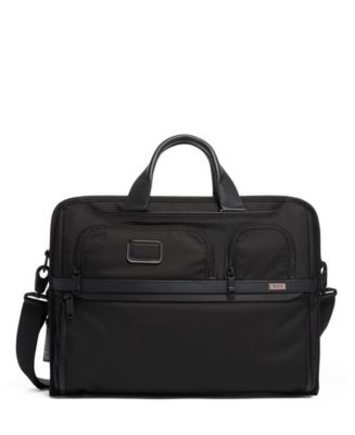 TUMI Alpha 3 Compact Large Screen Laptop Brief - Macy's