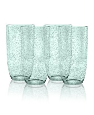 TarHong Bubble Jumbo Glass, Clear, 23 oz, Premium Plastic, Set of 6