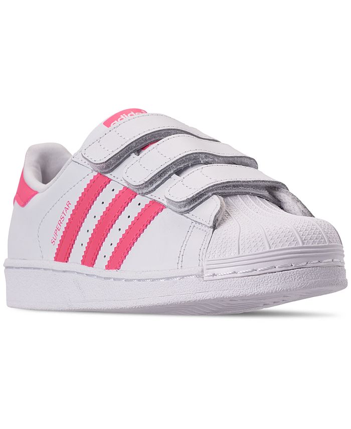 adidas Little Girls' Originals Superstar Casual Sneakers from Finish