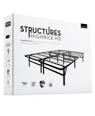 Malouf Structures High Rise HD Folding Platform Bed Frame, Twin XL - Macy's