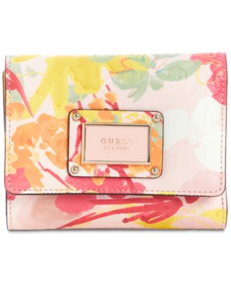 GUESS - Shannon Floral Trifold Wallet