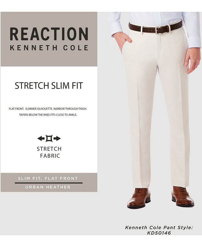 Kenneth Cole Reaction - Slim-Fit Low-Rise Urban Pants