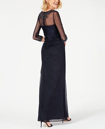 Alex evenings embellished online a line gown