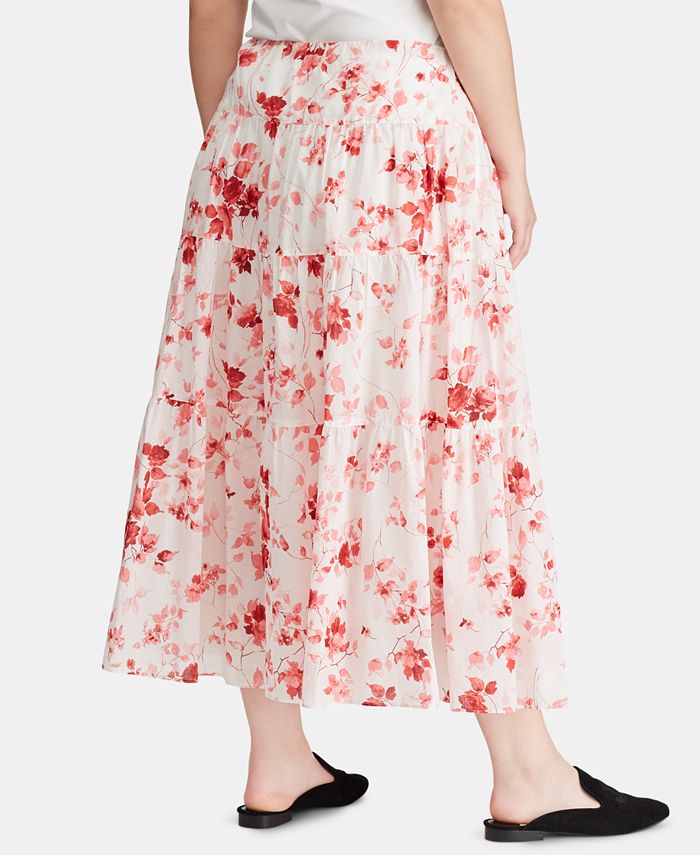 Lauren Ralph Lauren Plus Size Cotton Skirt - Macy's
