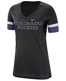 Women's Colorado Rockies Tri-Blend Fan T-Shirt