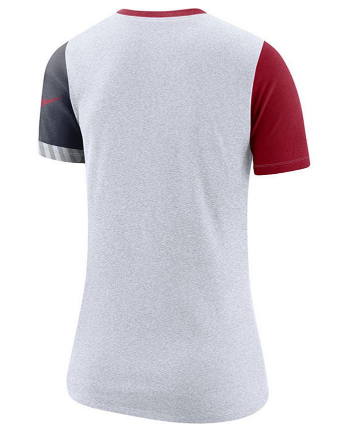 Nike Women's Washington Nationals Slub Logo Crew T-Shirt - Macy's