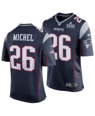 sony michel jersey number