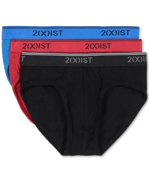 2(x)ist Men's 3-Pk Stretch Contour Briefs