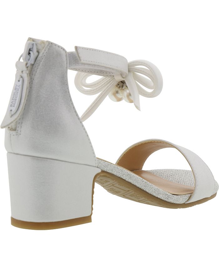 Badgley Mischka Little & Big Girls Pernia Pearl Bow Dress Shoe & Reviews - Kids - Macy's