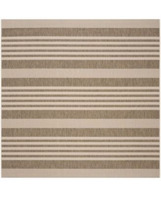 Safavieh Courtyard CY6062 Brown and Bone 7'10