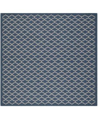 Safavieh Courtyard CY6919 Navy and Beige 6'7