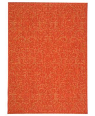 Courtyard CY2714 Red 8' x 11' Sisal Weave Outdoor Area Rug
