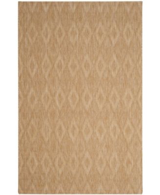 Courtyard CY8522 Natural 5'3" x 7'7" Outdoor Area Rug