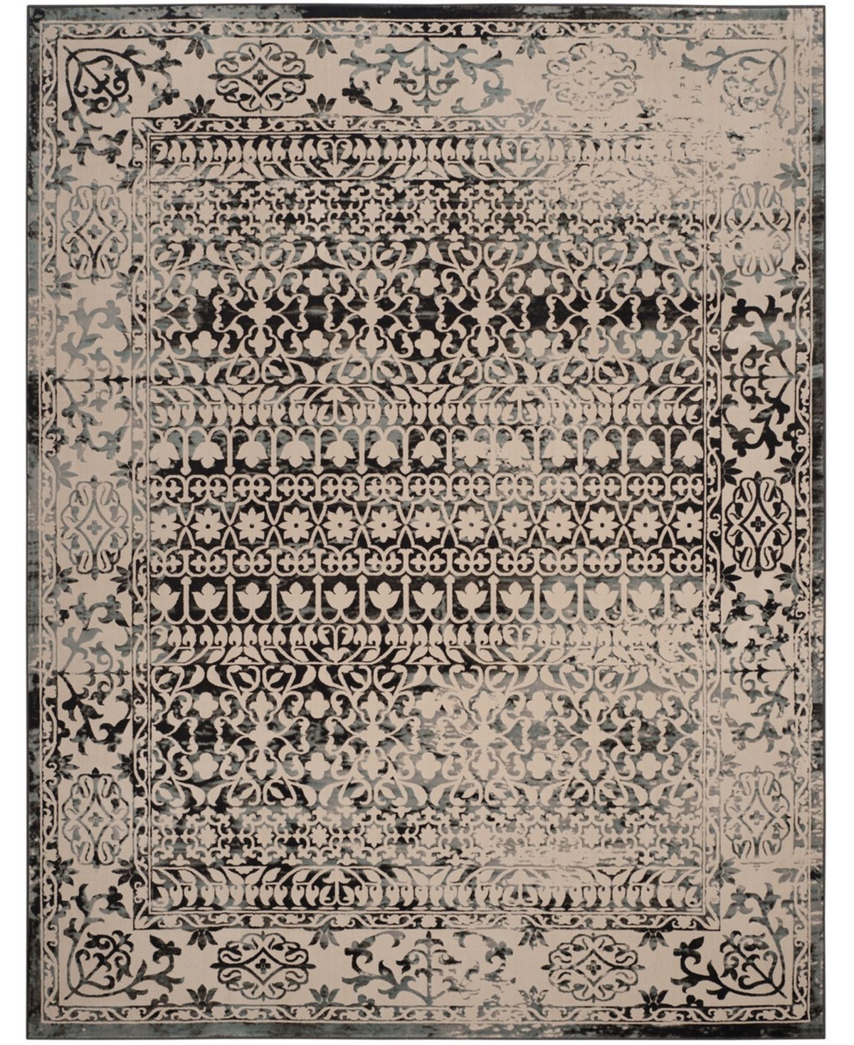 Safavieh Brilliance BRL506and Dark Gray Area Rug -/ Da