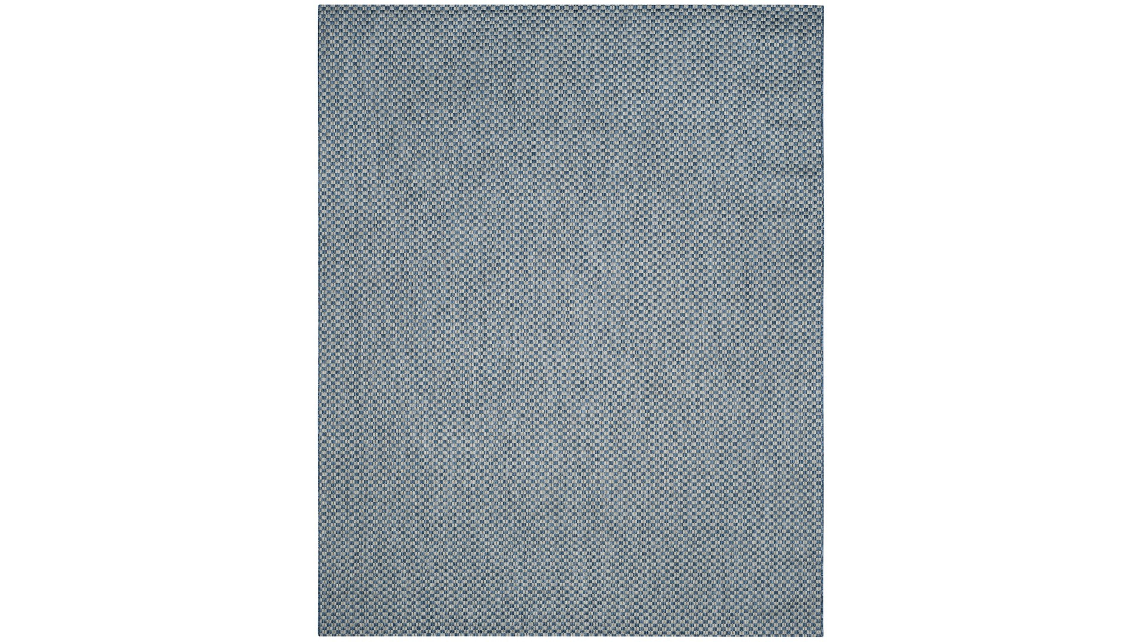 Safavieh Courtyard CY8653 Blue and Light Gray 8' x 11' Sisal Weave Outdoor Area Rug