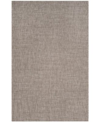 Courtyard CY8576 Light Brown 5'3" x 7'7" Sisal Weave Outdoor Area Rug