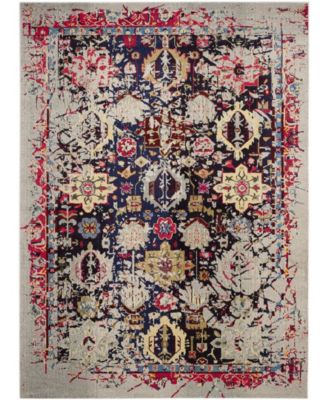 Monaco MNC206 Gray and Multi 8' x 10' Area Rug