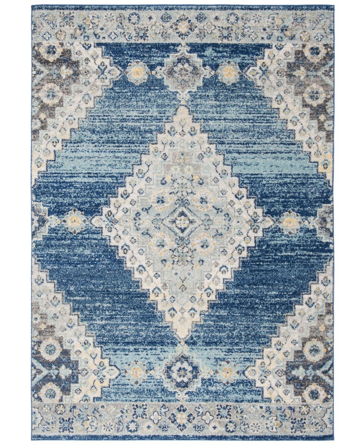 Safavieh Madison MAD615N 9' x 12' Area Rug - Navy/Creme