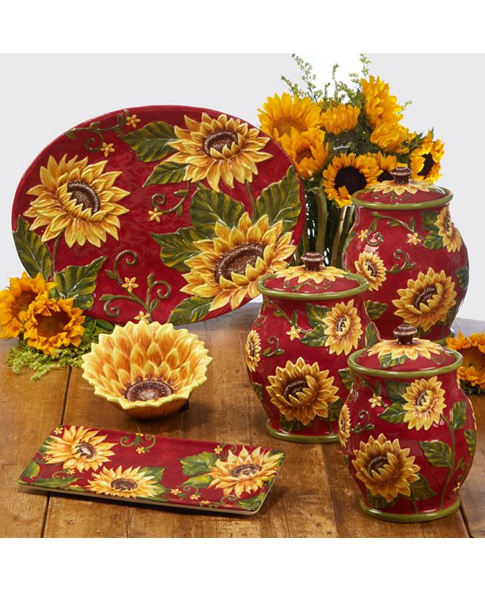 Certified International Sunset Sunflower Dinnerware Collection Macy's