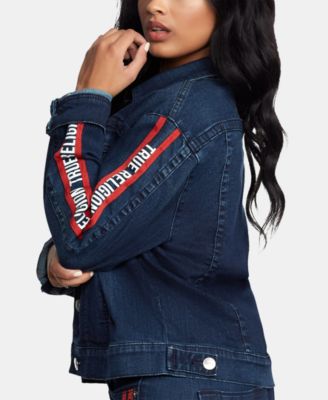True Religion - Logo Denim Trucker Jacket