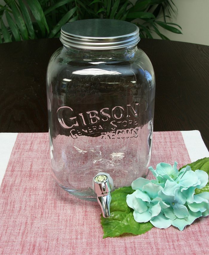 Laurie Gates 1 Gallon Glass Mason Beverage Dispenser Macy's