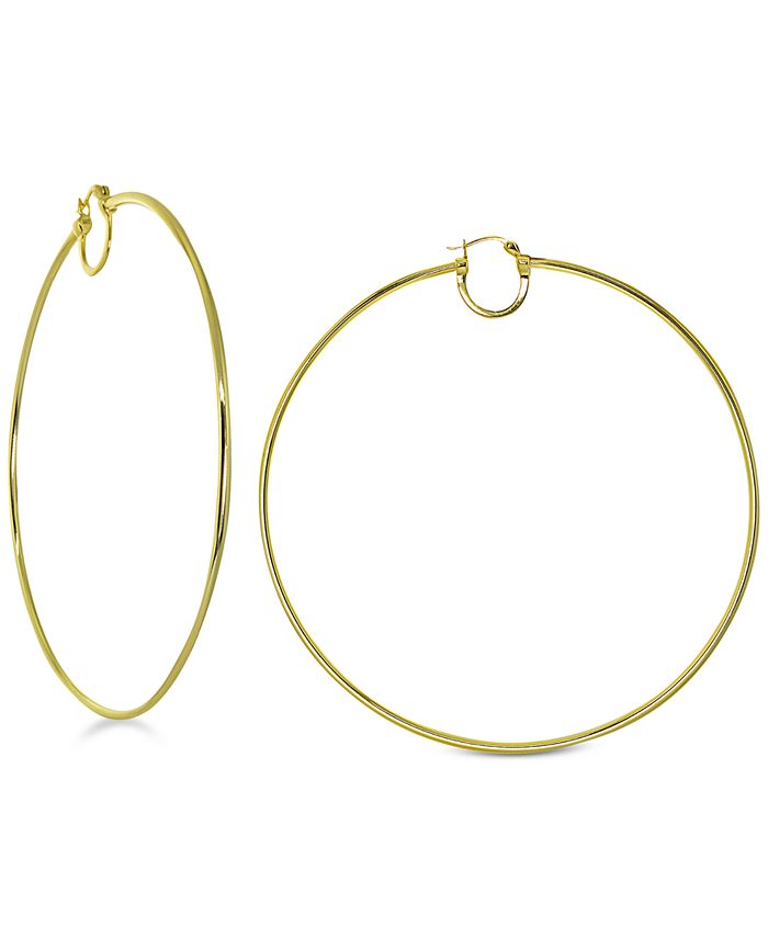 Giani Bernini Thin Wire Double Hoop Earrings, Created for Macy's - Macy's