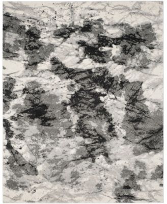 Retro RET2141 Cream and Gray 8' x 10' Area Rug