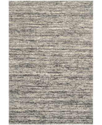 Retro RET2133 Ivory and Gray 5' x 8' Area Rug