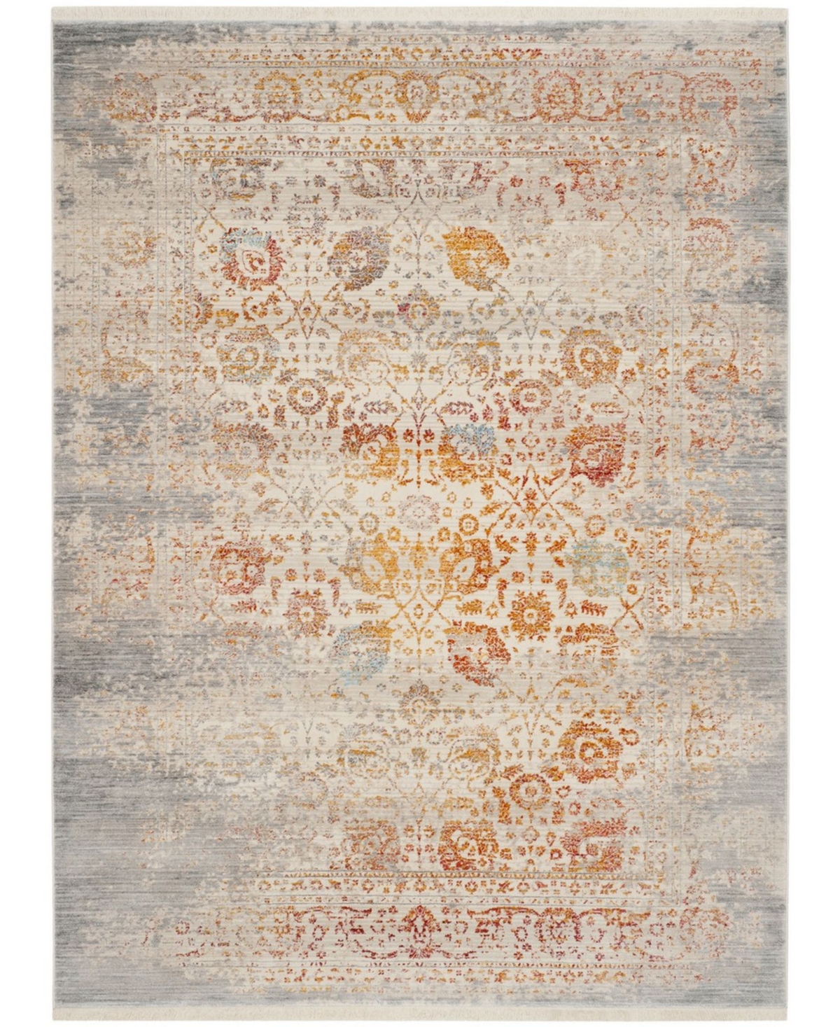 Safavieh Vintage Persian Gray and Multi 5' x 7'-6in Area Rug - Grey