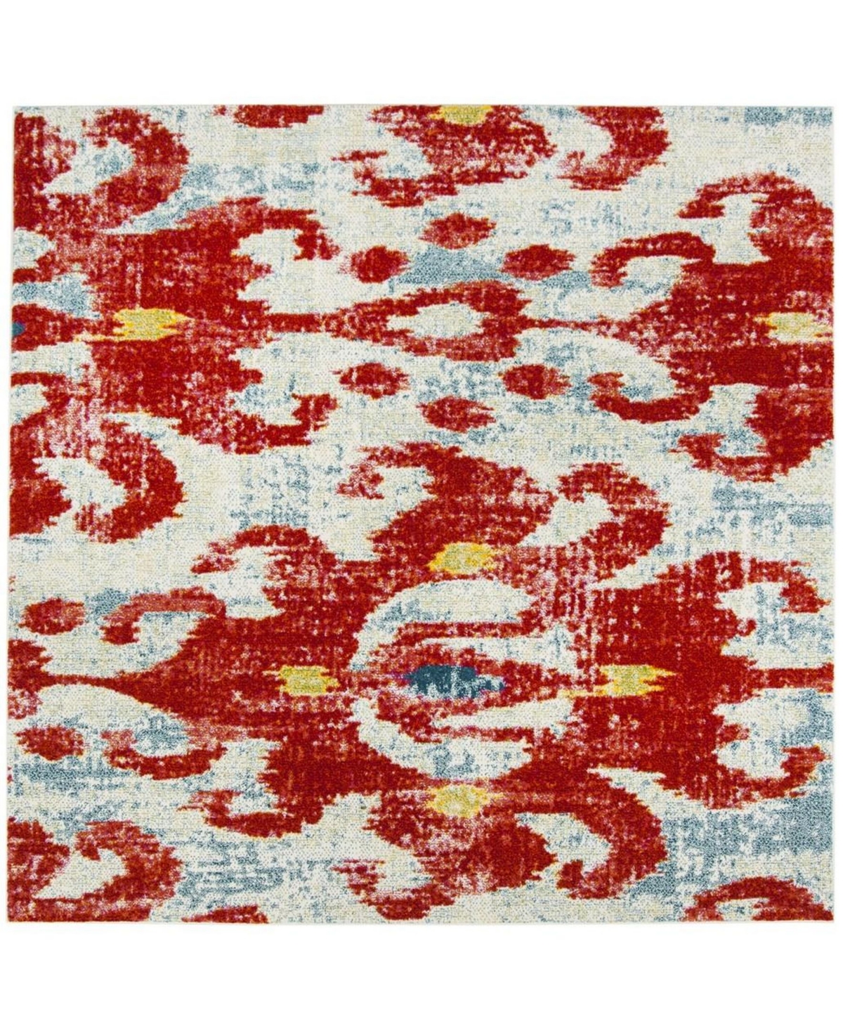 Safavieh Watercolor WTC622and Light Blue x Area Rug - Brick
