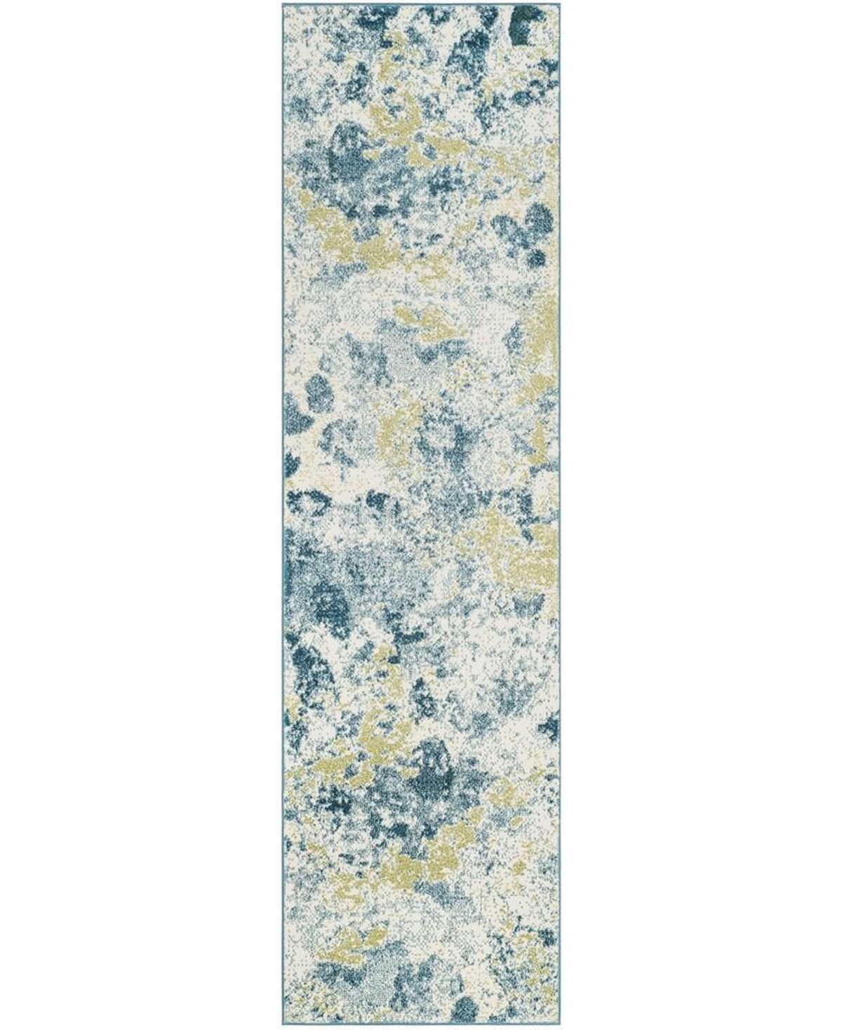Safavieh Watercolor Ivory andArea Rug - Light Blue