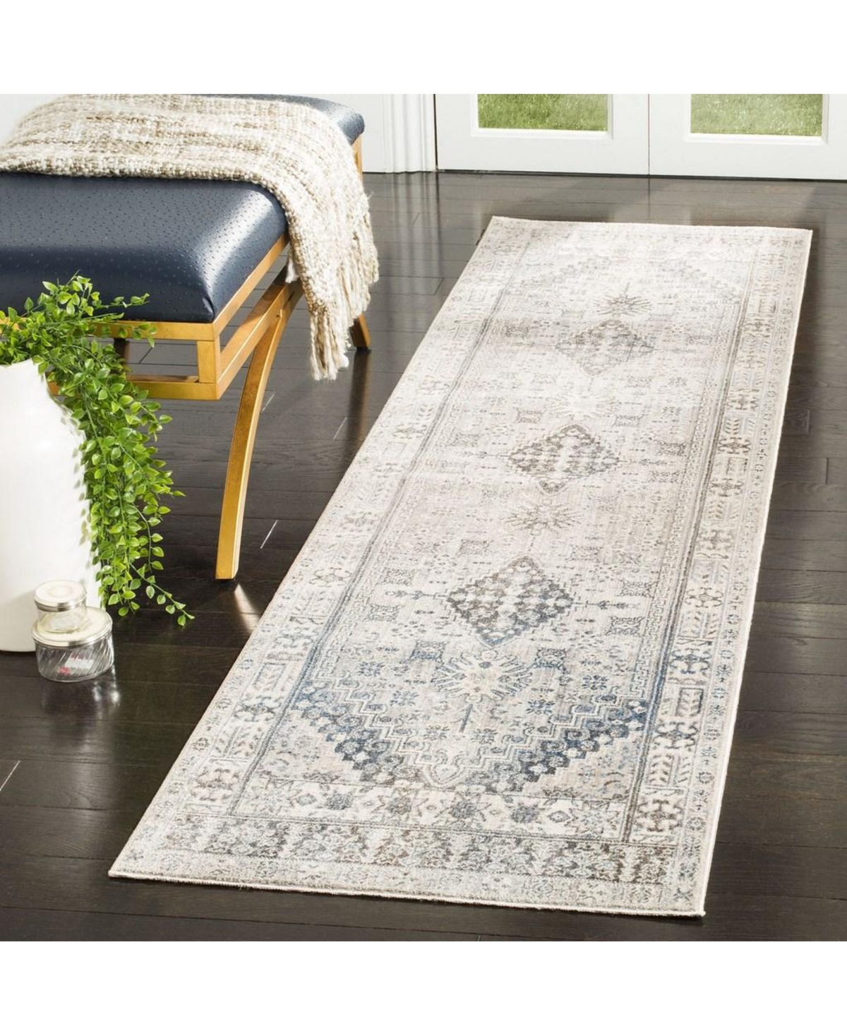 Safavieh Vintage Persianand Blue Area Rug - Grey/blue
