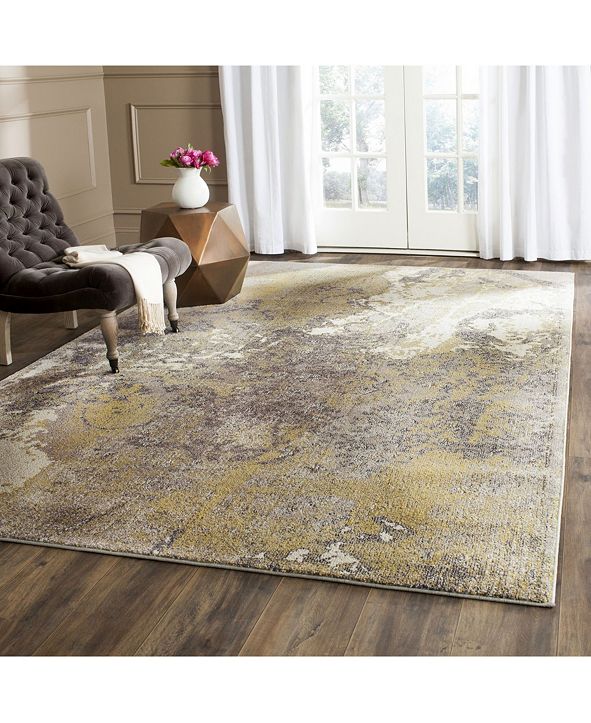 Safavieh Monaco Ivory and Gray 5'1" x 7'7" Area Rug & Reviews Rugs