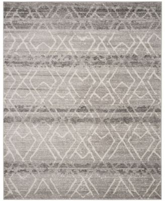Adirondack Silver and Ivory 8' x 10' Area Rug