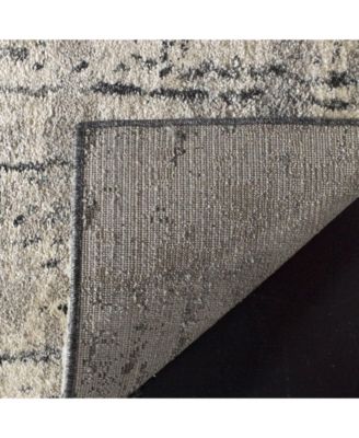 Retro RET2770 Black and Gray 5' x 8' Area Rug
