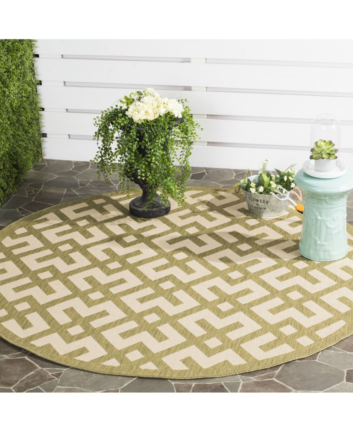 Safavieh Courtyard CY6915and Green 6'7