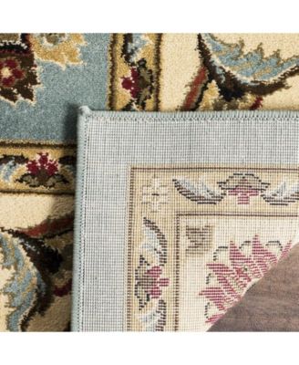 Lyndhurst LNH555 Blue and Ivory 5'3" x 7'6" Area Rug